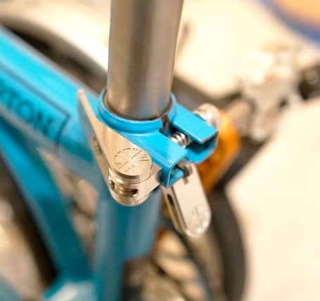 Union Jack P Style Seatpost Clamp Set for Brompton Bicycle