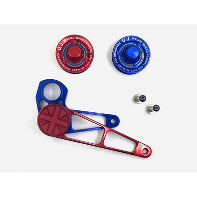 Union Jack 7075 Pulley + Tensioner Set for Brompton Bicycle