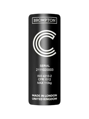 Custom Metal Frame Badge for Brompton Bicycle