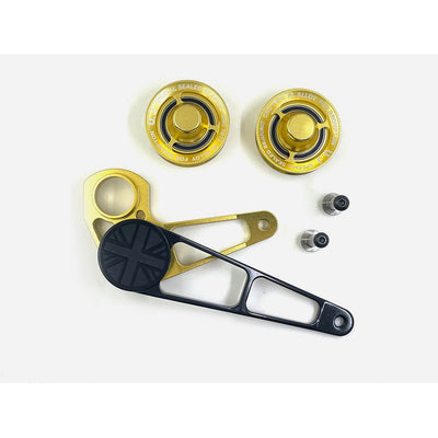 Union Jack 7075 Pulley + Tensioner Set for Brompton Bicycle