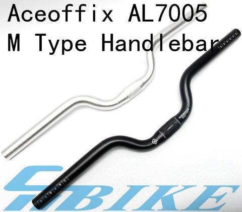ACE 7005 Alumimum 25.4mm Lower M Type Handlebar for Brompton Bicycle