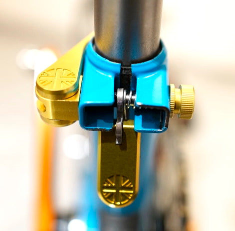 Union Jack P Style Seatpost Clamp Set for Brompton Bicycle