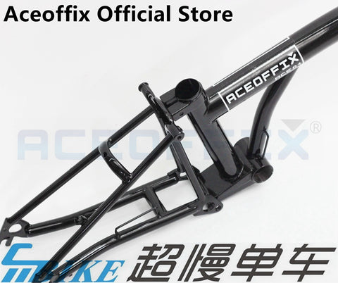 ACE Black/Red Steel Frame Set