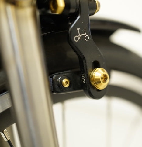 Union Jack Titanium Caliper Brake Bolt Set for Brompton Bicycle