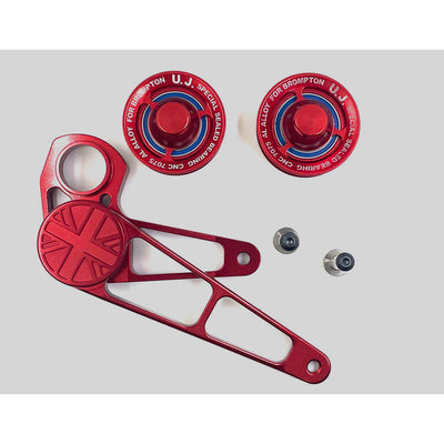 Union Jack 7075 Pulley + Tensioner Set for Brompton Bicycle