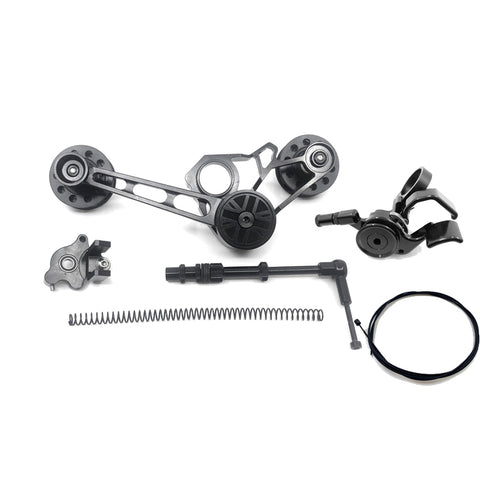 Union Jack Brompton Bicycle 6/7 Speed Complete Upgrade Wheelset and Derailleur Set