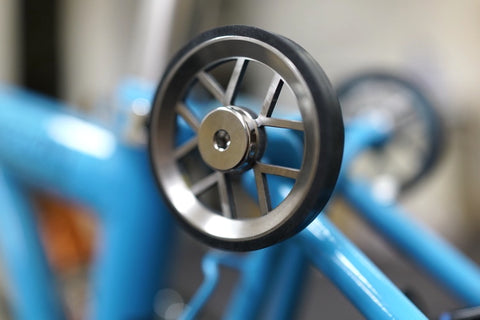 Union Jack 65mm Titanium Easy Wheels for Brompton Bicycle