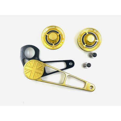 Union Jack 7075 Pulley + Tensioner Set for Brompton Bicycle