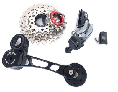 Suncord C line to P line 5/7 Speed Tensioner & Derailleur Kit for Brompton Bicycle