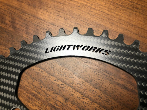 Lightworks Carbon Bicycle Chainring for Shimano Dura Ace 9100