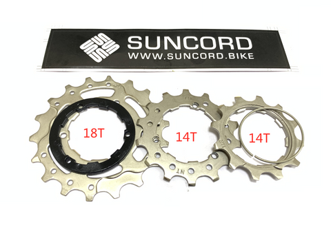 Suncord 3 Speed Cassette Set for Brompton Bicycle