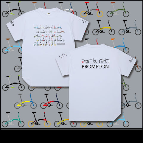 F+ BEE-4 Brompton Bicycle T-Shirt
