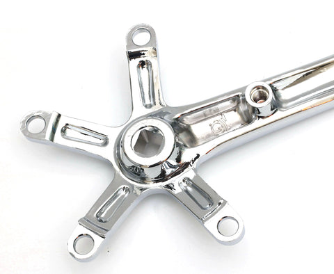 Polished Crankset for Brompton Bicycle