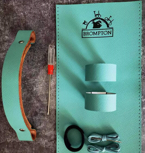 KEEP Leather Frame Protector & Carry Handle For Brompton Bike