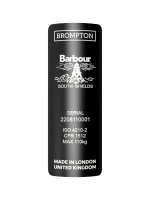 Custom Metal Frame Badge for Brompton Bicycle
