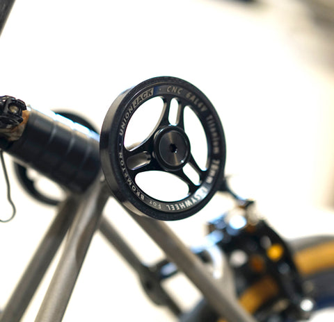 Union Jack 70mm Titanium Easy Wheels for Brompton Bicycle