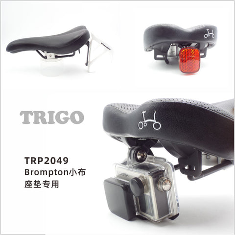 Trigo GoPro Garmin Bottle Cage Mount Adaptor for Brompton Bicycle Original Saddle