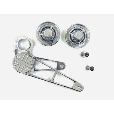 Union Jack 7075 Pulley + Tensioner Set for Brompton Bicycle