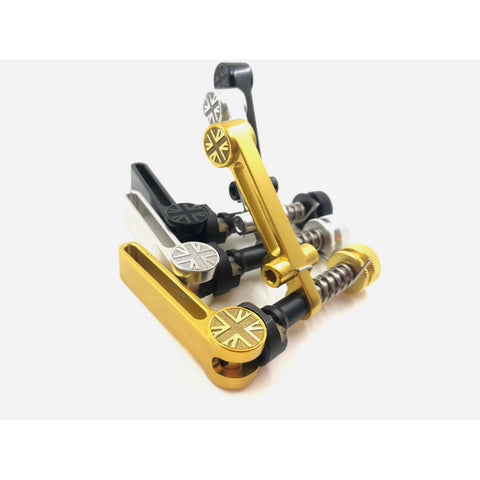 F+ Union Jack CNC Seatpost Clamp Set for Brompton Bicycle