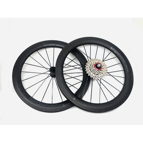 Suncord 7 Speed Carbon Wheelset for Brompton Bicycle