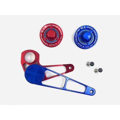 Union Jack 7075 Pulley + Tensioner Set for Brompton Bicycle