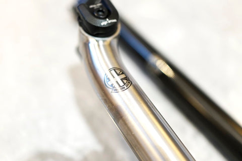 Union Jack Titanium 600mm Forward Seatpost for Brompton Bicycle