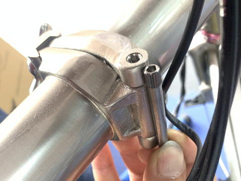 Titanium Hinge Spindle Replacement for Brompton Bicycle Fantastic4Toys