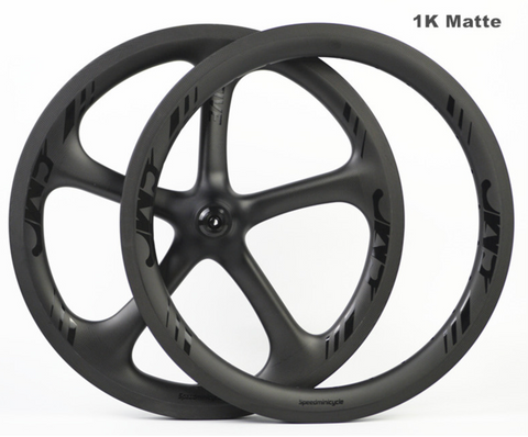 SMC FIVE 16" 349 5 Spokes Carbon Wheelset for Brompton Bicycle (6 Speed)