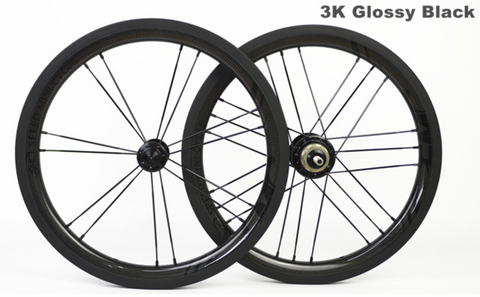 SMC 16" 349 30MM Carbon Wheelset for Brompton Bicycle