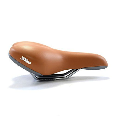 STRIDA Bike Comfort Gel Saddle brown
