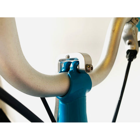 F+ Aluminium CNC Water Bottle Cage Stem Adaptor for Brompton Bicycle