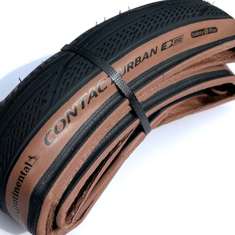 Continental 16" 35-349 Urban Contact Dark Tan Wall Tyre for Brompton Bicycle