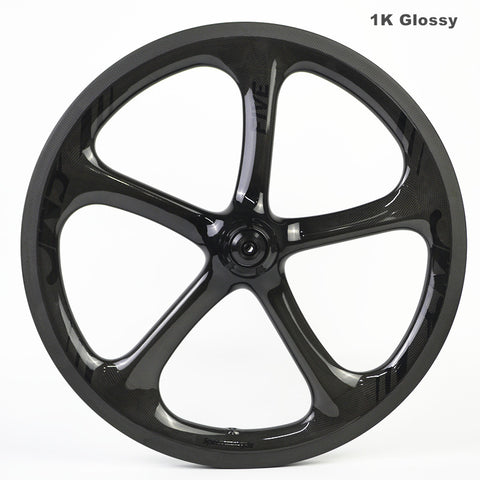 SMC FIVE 16" 349 5 Spokes Carbon Front Wheel for Brompton Bicycle