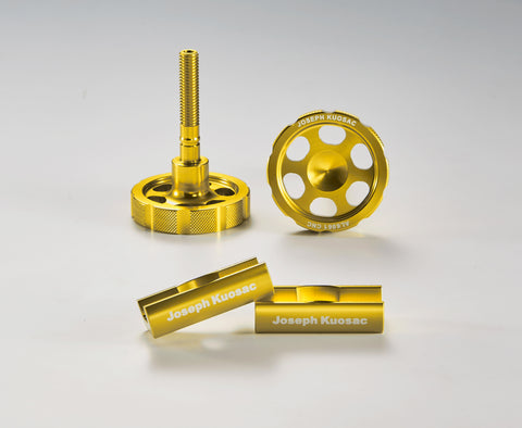 Joseph Kuosac Ergonomic Knob Lever (Lightweight) + Hing Clamp Set for Brompton Bicycle
