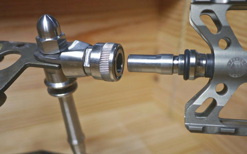 Ti Parts Workshop Titanium QD Pedal Holder for Brompton Bicycle