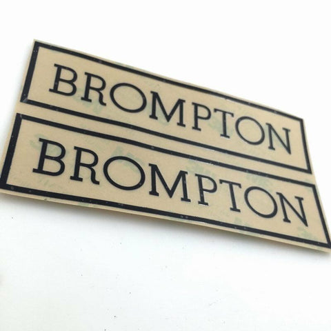 2016 Style Brompton Bicycle Metallic Frame Decal Sticker