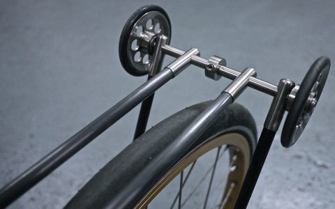 Ti Parts Workshop Titanium + Carbon Rear Rack for Brompton Bicycle