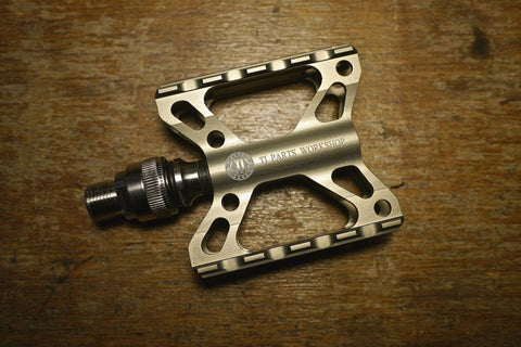 Ti Parts Workshop Aluminium Double X QD Pedal for Brompton Bicycle
