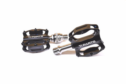 Ti Parts Workshop Aluminum Mini Quick Release Pedals for Brompton Bicycle