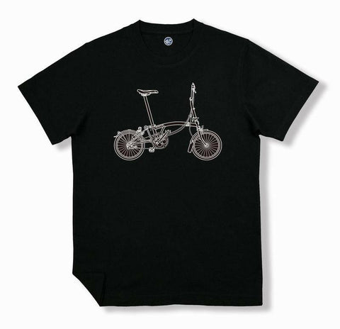 F+ Brompton Bicycle Bicycle T-Shirt Folding Bike