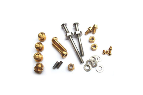 Ti Parts Workshop Front/Rear Caliper Brake Titanium Bolt Set for Brompton Bicycle (2018 or after)