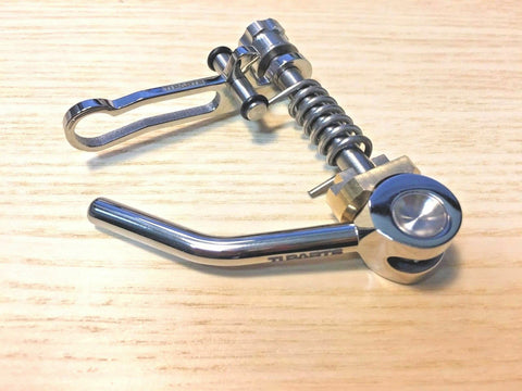 Ti Parts Workshop Titanium Seatpost Clamp Set for Brompton Bicycle