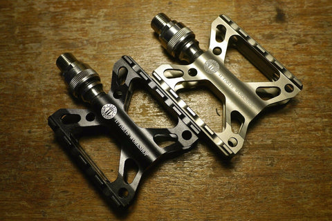 Ti Parts Workshop Aluminium Double X QD Pedal for Brompton Bicycle