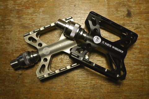 Ti Parts Workshop Aluminium Double X QD Pedal for Brompton Bicycle