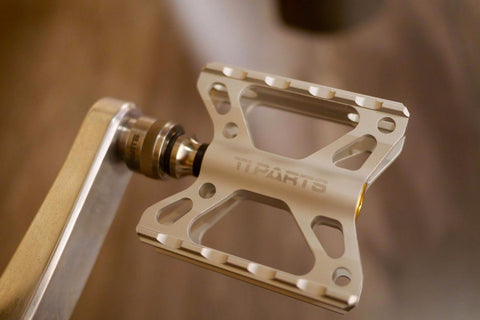 Ti Parts Workshop Aluminium Double X QD Pedal for Brompton Bicycle