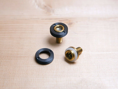 Ti Parts Workshop Titanium Crank Bolt Set for Brompton Bicycle