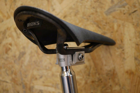 Ti Parts Workshop Brompton Bicycle Saddle Clamp for Carbon Saddle Rail