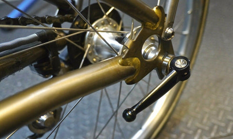 Ti Parts Workshop Titanium Rear Hub Quick Release for Brompton Bicycle