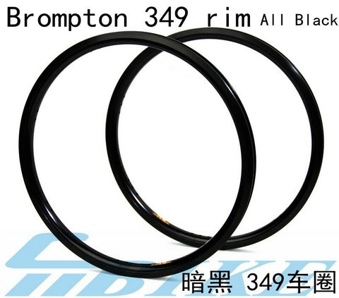 ACE Black color 16" 349 Bicycle Rims