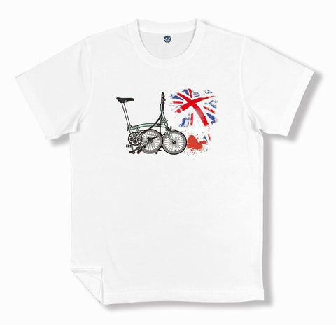 F+ Brompton Bicycle Brompton Made in England T-Shirt
